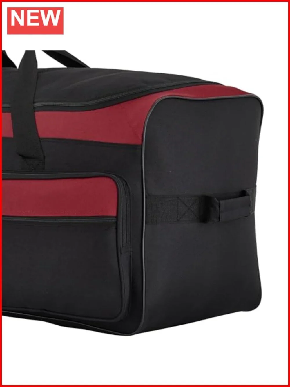36-Inch Rolling Duffel Bag with 3 Wheels, Expandable